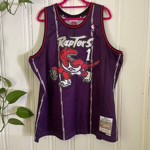 Mitchell & Ness Men’s Purple 1998-99 Tracy McGrady Raptors Jersey Size 2XL